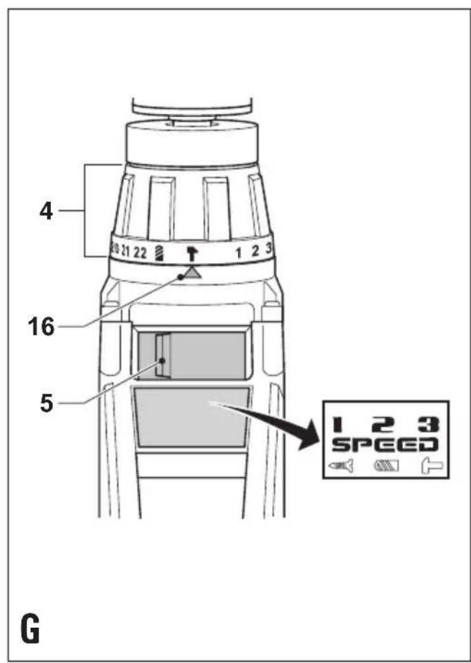 4 16 5 1 2 3 SPEED G