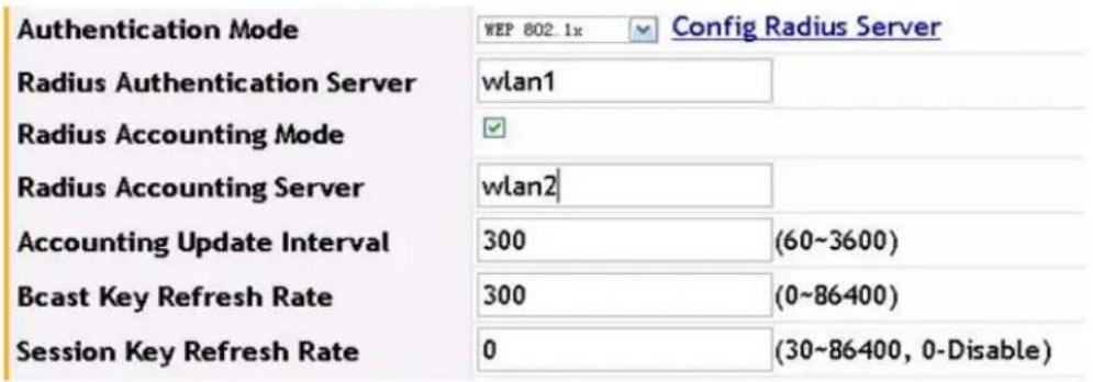Amer WS6028 - WEP 802.1x - 1