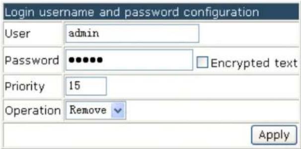 Amer WS6028 - Login Username and Password Configuration - 2