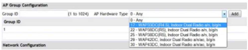 Amer WS6028 - AP Group Config - 1