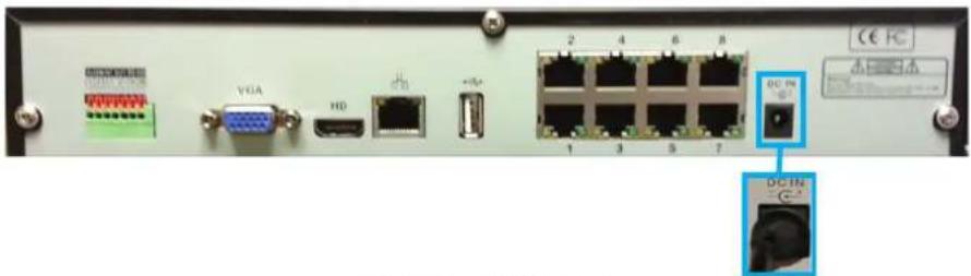 VGA HD +/-* 2 4 6 8 1 3 5 7 CE FC DC IN DC IN