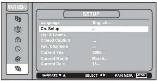 RCA L23W10 - Preferences Menu - 1