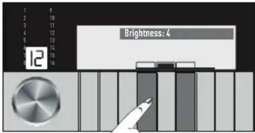 GRUNDIG GWN59650CHB - Changing the Information line brightness - 3
