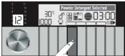 GRUNDIG GWN59650CHB - Powder Detergent Usage in Detergent Dosing System Programmes: - 1