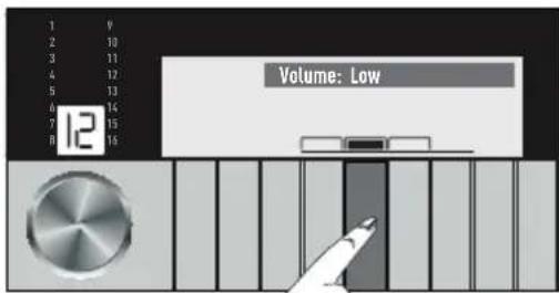 GRUNDIG GWN59650CHB - Changing the volume level - 4