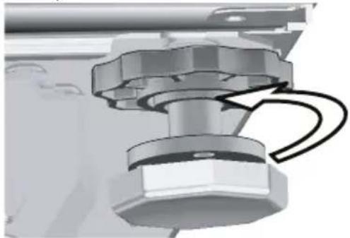 GRUNDIG GWN59650CHB - Adjusting the feet - 2