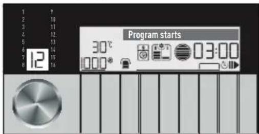 GRUNDIG GWN59650CHB - Starting the programme - 1