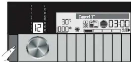 GRUNDIG GWN59650CHB - Cancelling the programme - 1