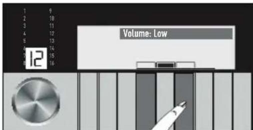 GRUNDIG GWN59650CHB - Changing the volume level - 3