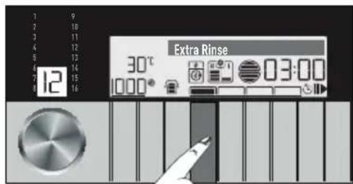 GRUNDIG GWN59650CHB - Auxiliary function selection - 1