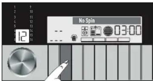 GRUNDIG GWN59650CHB - Selecting the spin speed - 6