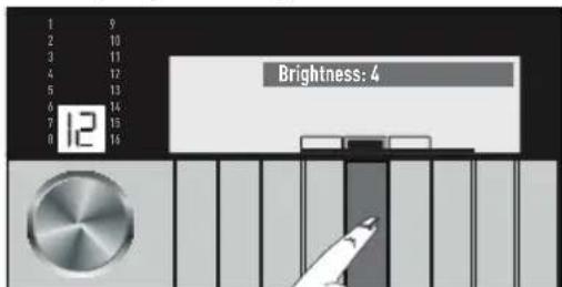 GRUNDIG GWN59650CHB - Changing the Information line brightness - 2