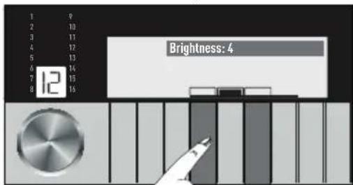 GRUNDIG GWN59650CHB - Changing the Information line brightness - 1