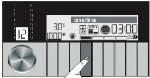 GRUNDIG GWN59650CHB - Auxiliary function selection - 1