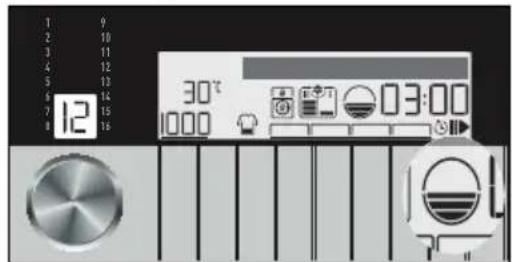 GRUNDIG GWN59650CHB - Recommendations for the amount of laundry and detergent - 1