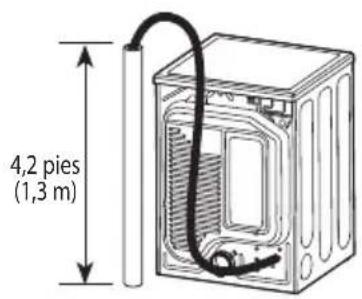 4,2 pies (1,3 m)