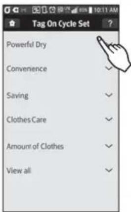 Tag On Cycle Set Powerful Dry Convenience Saving Clothes Care Amount of Clothes View all