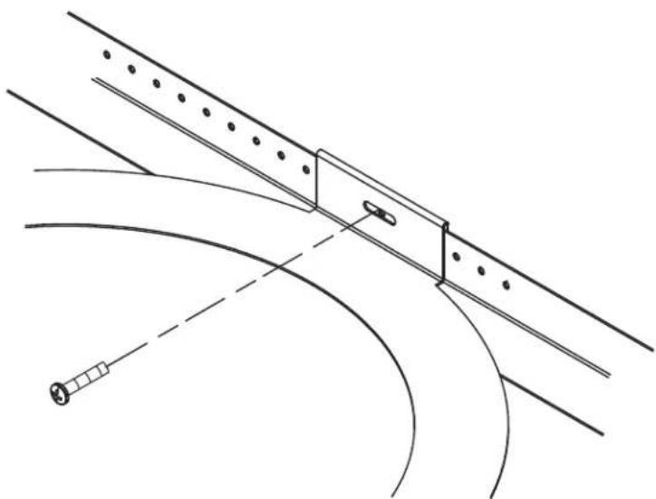 QSC AcousticDesign AD-C820S - Install Split Ring and Suspended-ceiling Tile Rails - 1
