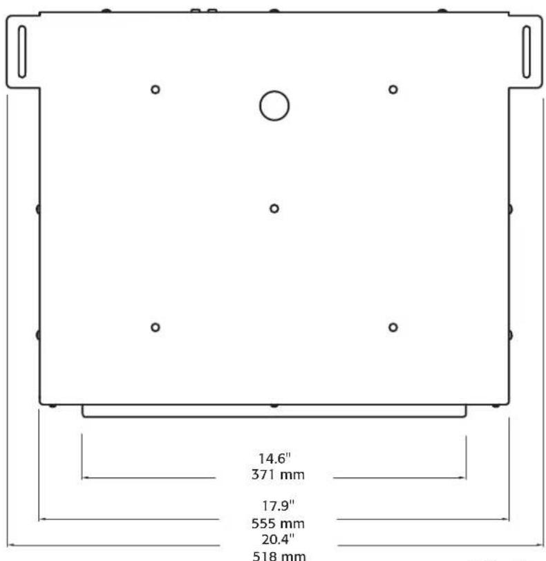QSC AcousticDesign AD-C821 - Dimensions Continued - 2