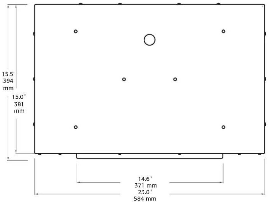QSC AcousticDesign AD-C821 - Dimensions Continued - 1