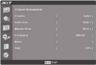 ACER AT2010 - Re-scan for channels - 5