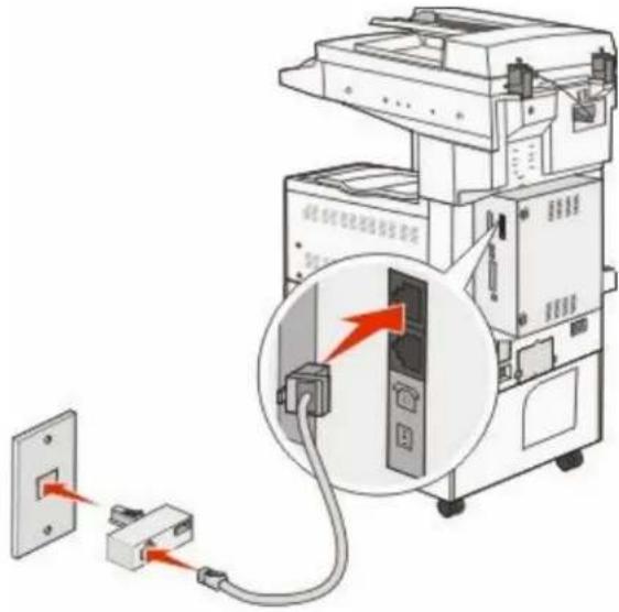 LEXMARK X862dte 4 - Connecting to an adapter for your country or region - 1