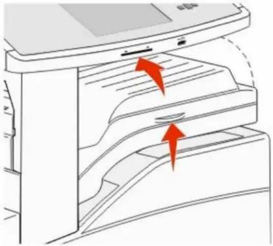 LEXMARK X862dte 4 - 280-281 paper jams - 4