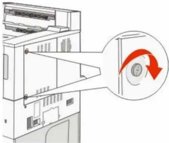 LEXMARK X862dte 4 - Reinstalling the system board - 2
