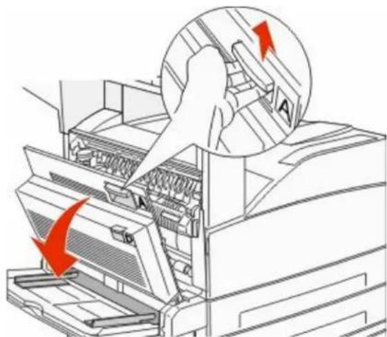 LEXMARK X862dte 4 - paper jam - 1