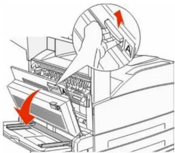LEXMARK X862dte 4 - Clearing Area A - 1