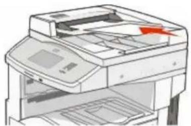 LEXMARK X862dte 4 - ADF Scanner glass - 1