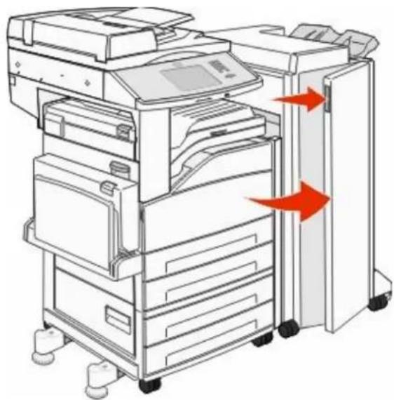 LEXMARK X862dte 4 - 287–288 paper jams - 3