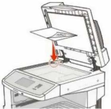 LEXMARK X862dte 4 - ADF Scanner glass - 2