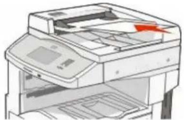 LEXMARK X862dte 4 - ADF Scanner glass - 1