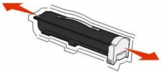 LEXMARK X862dte 4 - Replacing the toner cartridge - 4