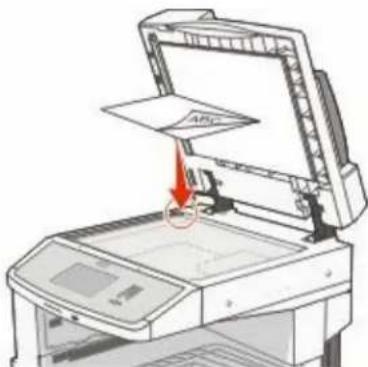 LEXMARK X862dte 4 - ADF Scanner glass - 2