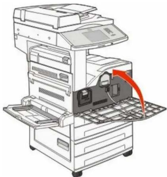 LEXMARK X862dte 4 - Replacing the toner cartridge - 6