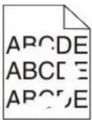 LEXMARK X862dte 4 - Print irregularities - 1