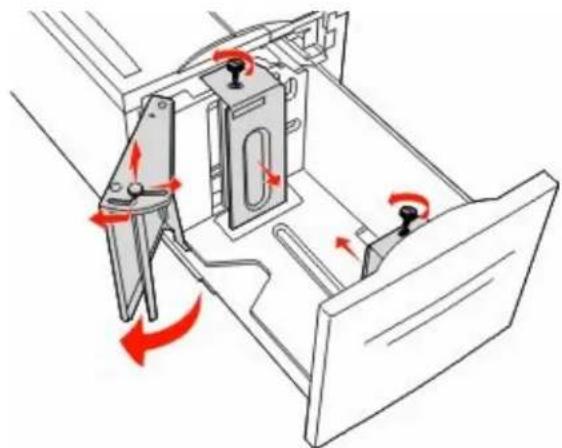 LEXMARK X862dte 4 - Loading the 2000-sheet high capacity feeder - 2