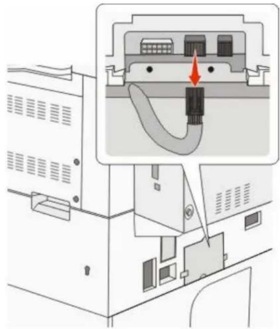 LEXMARK X862dte 4 - Removing the optional trays - 4