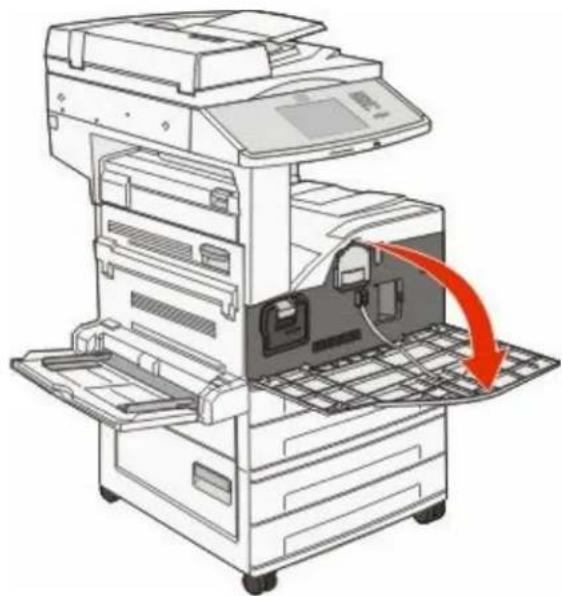 LEXMARK X862dte 4 - Replacing the toner cartridge - 1