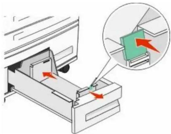 LEXMARK X862dte 4 - Loading the 2,000-sheet dual input trays - 2