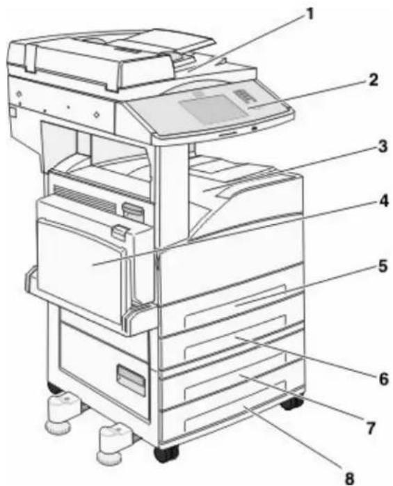 LEXMARK X862dte 4 - Basic model - 1