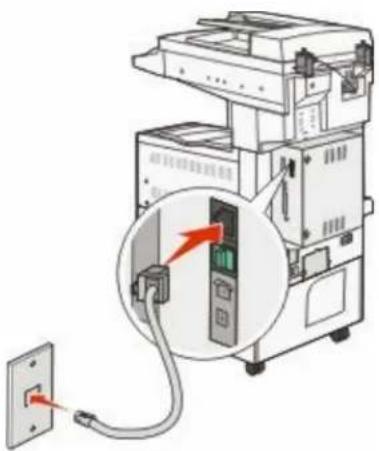 LEXMARK X862dte 4 - Connecting to a distinctive ring service - 1