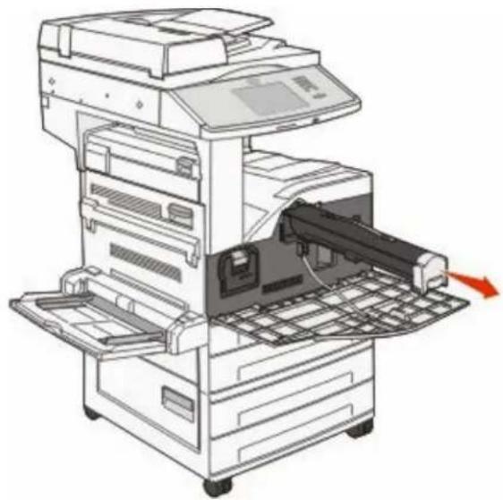 LEXMARK X862dte 4 - Replacing the toner cartridge - 2