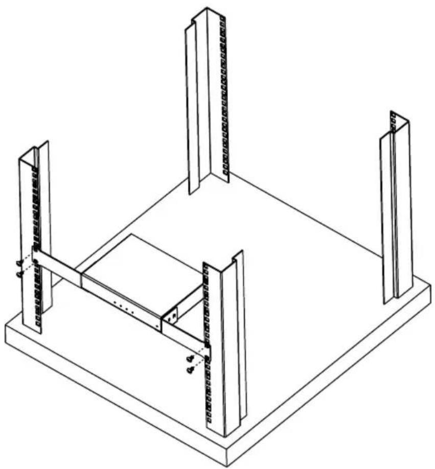 ATEN VanCryst VE44PB - Single Rack Mount Kit - 3