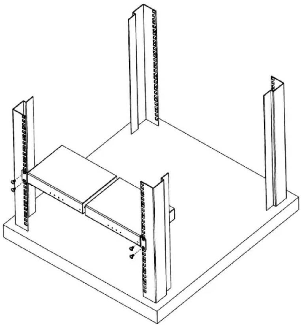 ATEN VanCryst VE44PB - Dual Rack Mount Kit - 4