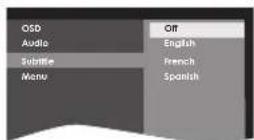 MAGNAVOX DP170FX4 - Subtitle: (Default: Off) \*1 \*2 - 1