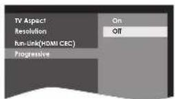 MAGNAVOX DP170FX4 - Progressive: (Default: Off) - 1