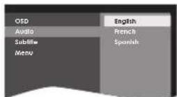 MAGNAVOX DP170FX4 - Audio: (Default: English) \*1 \*2 - 1